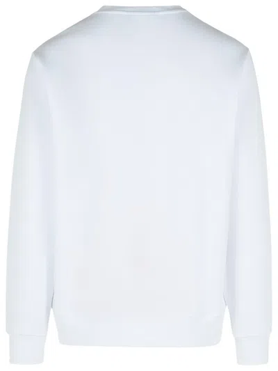 Polo Ralph Lauren White Cotton Blend Sweatshirt In White