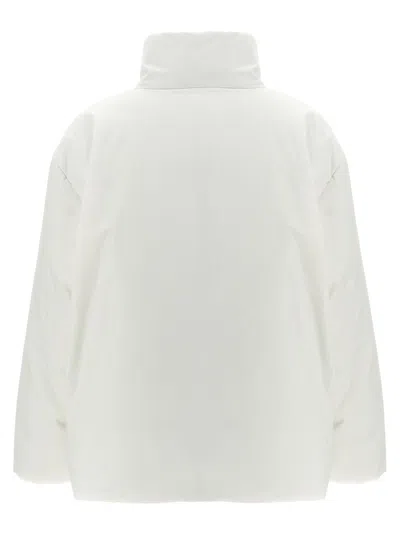 Jil Sander White Cotton Down Jacket