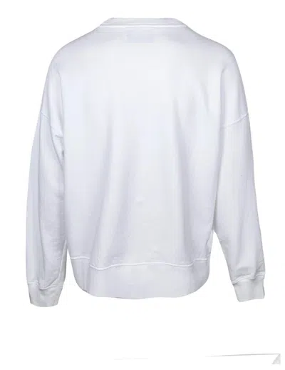 Golden Goose White Cotton Sweatshirt In White