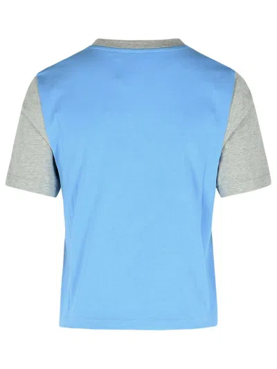 Jw Anderson Woman T-shirt Grey Size M Cotton In Gray