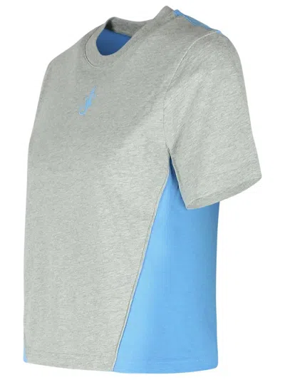 Jw Anderson Woman T-shirt Grey Size M Cotton In Gray