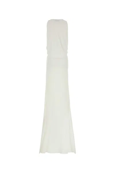 Gucci Long Crepe Dress Back Detail