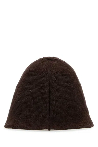 The Row White Linen Blend Jashi Bucket Hat