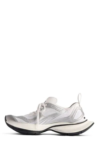 Balenciaga White And Silver Sneaker Circuit