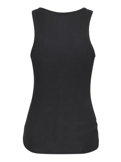 Rabanne White Stretch Cotton Tank Top