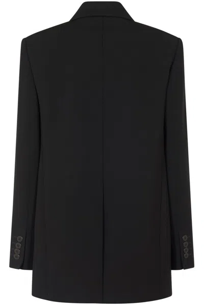 Mm Studio White Triacetate Blend Furetto Blazer