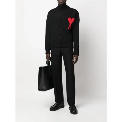 Ami Alexandre Mattiussi Ami Paris Sweaters In Black