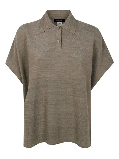 Fabiana Filippi Short Sleeves Polo Neck Sweater
