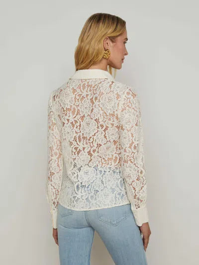 L Agence Maia Lace Blouse