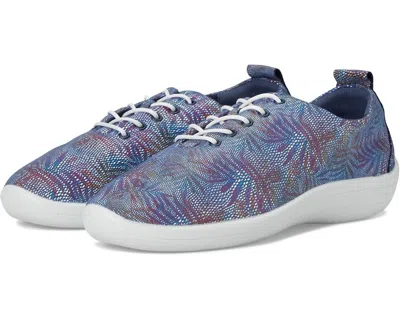 Arcopedico Women's Lanin Shoe In Blue Palm Multi