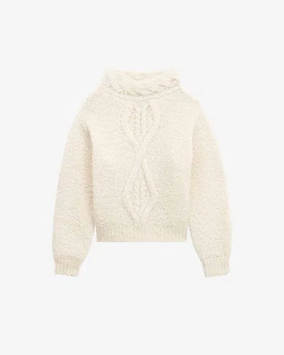 Isabel Marant Romane Irish Funnel-neck Alpaca Sweater