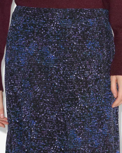 Isabel Marant Hortensia Mosaic Print Stretch Silk Midi Skirt