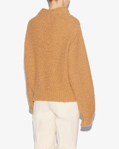 Isabel Marant Caramel-coloured Romane Sweater With Cable Knit Women