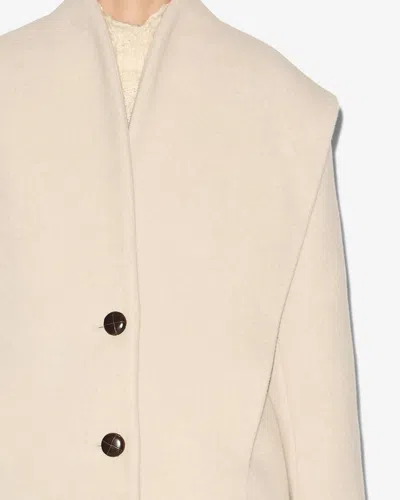 Isabel Marant Dyogo Coat In Neutral