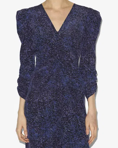 Isabel Marant Albini Stretch Silk Midi Dress