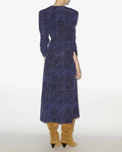 Isabel Marant Albini Stretch Silk Midi Dress