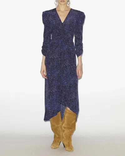 Isabel Marant Albini Stretch Silk Midi Dress
