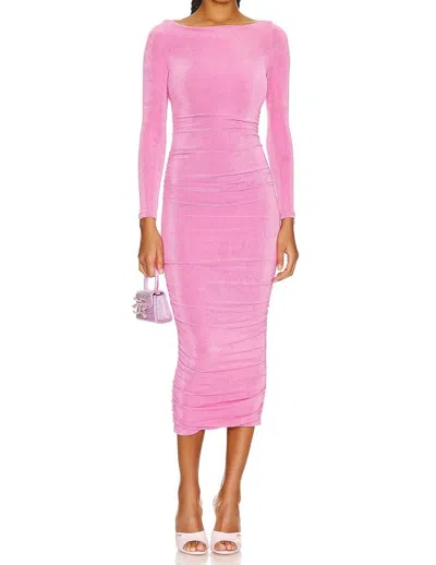 Ser.o.ya Imogen Midi Dress In Malibu Pink