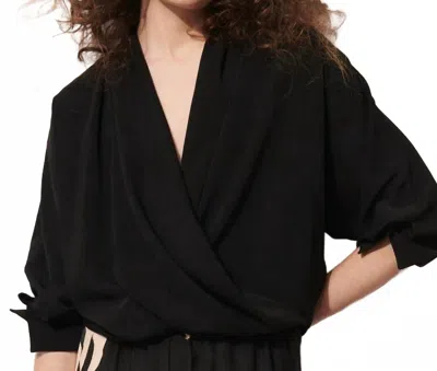 Figue Fallon Top In Onyx Black