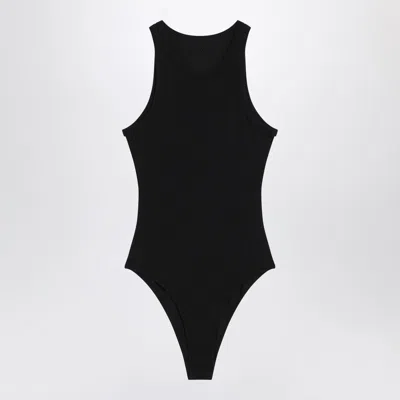 Alaïa Alaia Sleeveless Bodysuit In Ribbed Viscose