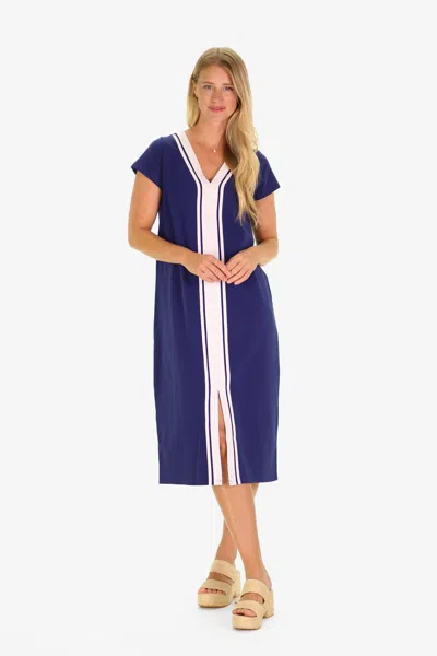 Duffield Lane The Luella Dress In Royal Navy