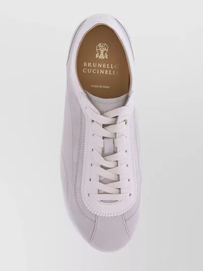 Brunello Cucinelli Suede Low-top Sneakers Rubber Sole