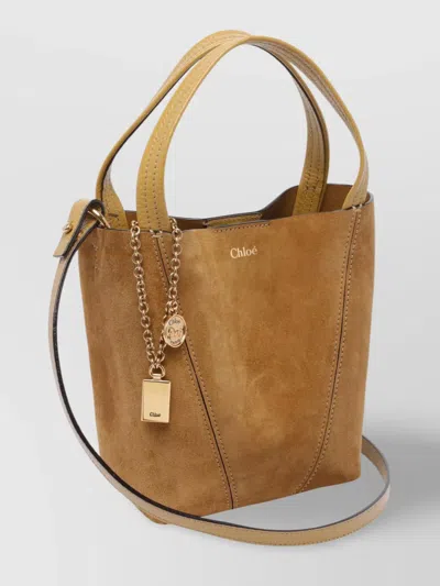Chloé Suede Spin Handbag Chain