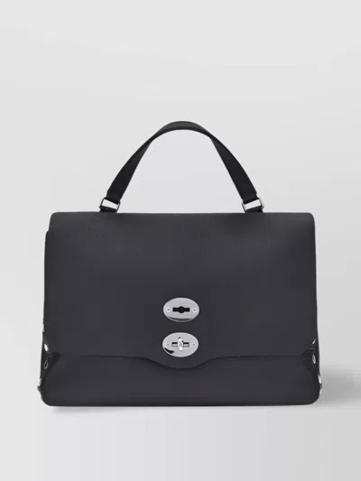 Zanellato Leather Shoulder Bag Medium Studs