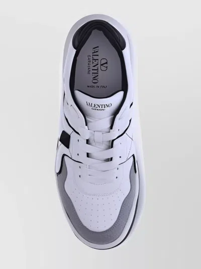 Valentino Low-top One Stud Sneakers In White