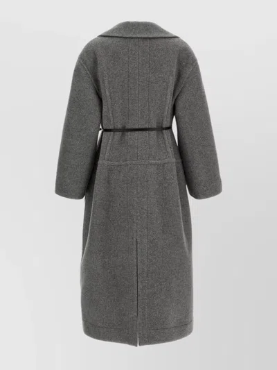 Jil Sander Single-breasted Belted Coat