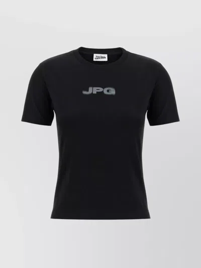 Jean Paul Gaultier The Black Jpg Baby Tee T-shirt Black