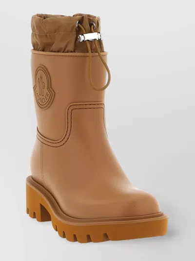 Moncler Ankle-length Waterproof Boots With Drawstring Closure