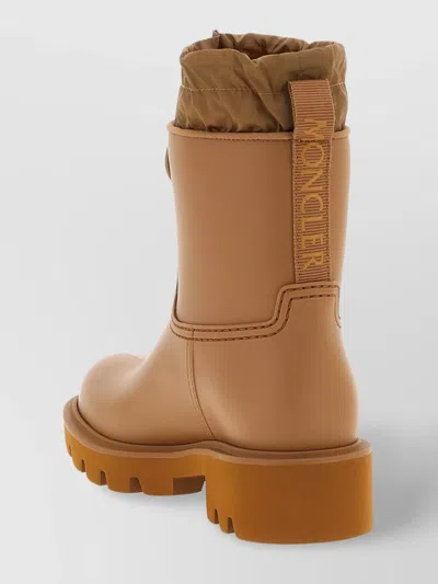 Moncler Ankle-length Waterproof Boots With Drawstring Closure