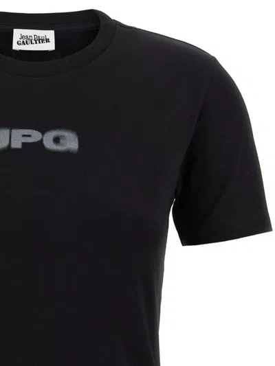 Jean Paul Gaultier The Black Jpg Baby Tee T-shirt Black