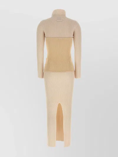 Jean Paul Gaultier Corset Dress Dresses White In Neutral