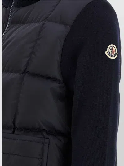 Moncler Cardigan Drawstring Hem Quilted