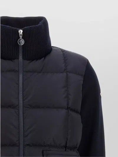 Moncler Cardigan Drawstring Hem Quilted