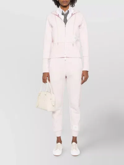 Thom Browne Cotton Hoodie With Drawstring Hood And Pockets