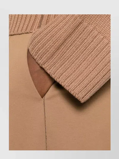 Fabiana Filippi Trousers Slim Drawstring Waistband In Brown