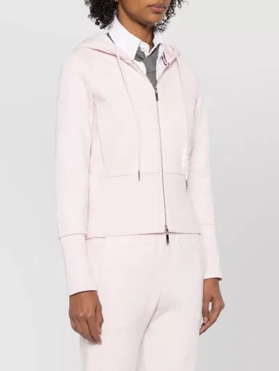 Thom Browne Cotton Hoodie With Drawstring Hood And Pockets