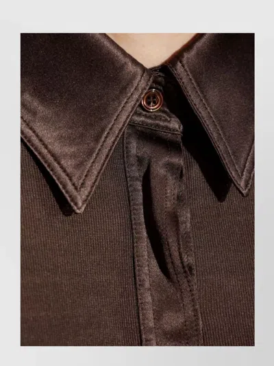 Tom Ford Women Silk Polo Shirt