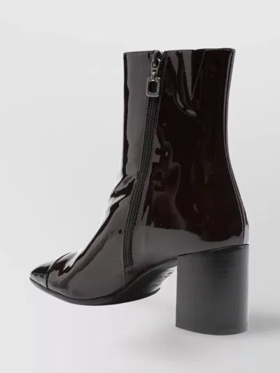 Carel Paris Spirit Ankle Boots In Patent Leather