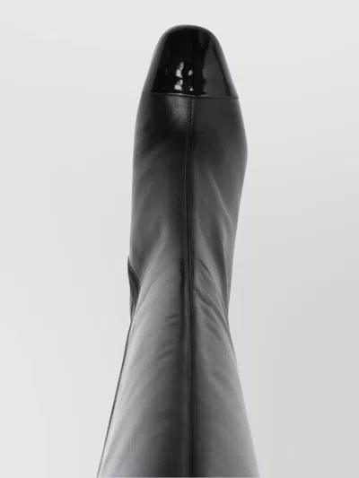 Carel Paris Knee-high Block Heel Leather Boots
