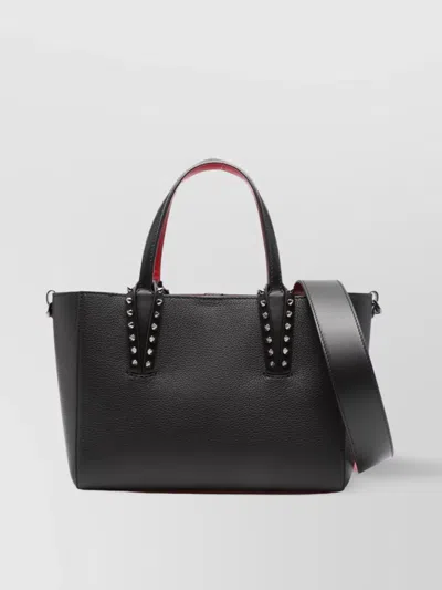 Christian Louboutin Mini Leather Tote Studded Handles