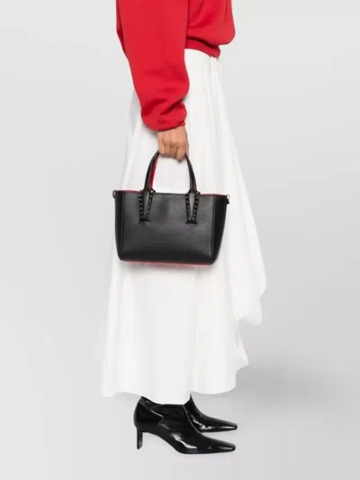Christian Louboutin Mini Leather Tote Studded Handles