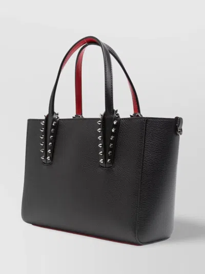 Christian Louboutin Mini Leather Tote Studded Handles