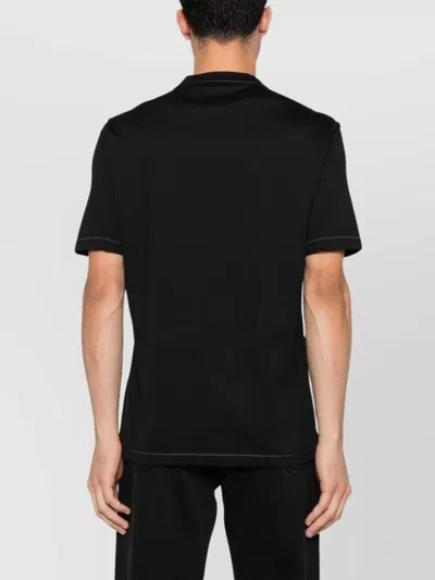 Brunello Cucinelli Slim Fit Crew-neck T-shirt In Lightweight Cotton Jersey In Black