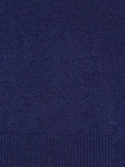 Brunello Cucinelli Relaxed Fit Blue Cashmere Sweater In Blue