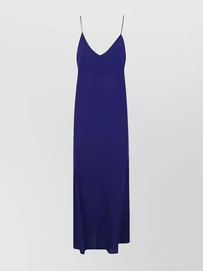 Alberto Biani Georgette Long Slip Dress