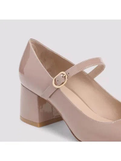 Stuart Weitzman Mary Jane Style Block Heel Pumps
